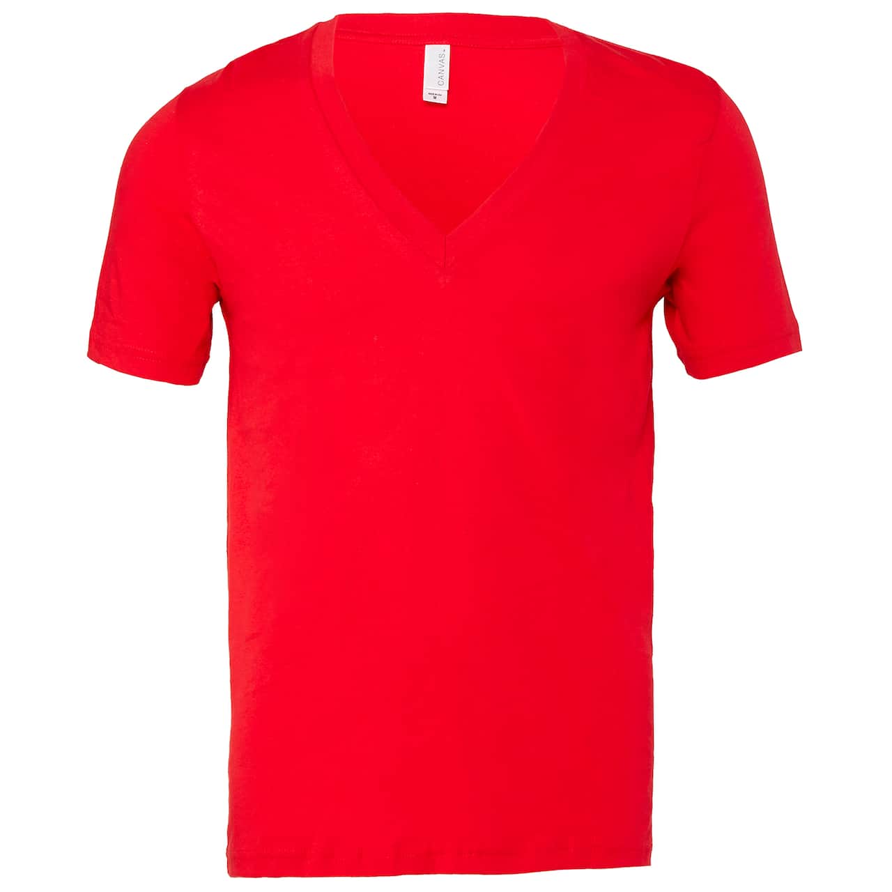 BELLA+CANVAS® Short Sleeve V-Neck Adult Unisex Cotton Jersey T-Shirt